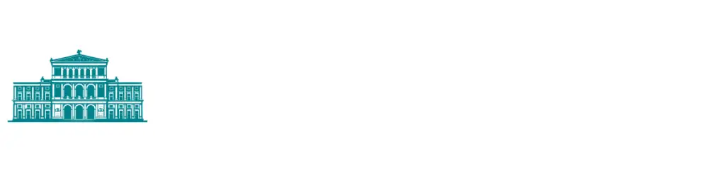 Musikverein Vienna logo featuring the building's facade and the text "Musikverein Vienna.